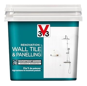 V33 Renovation Wall Tile & Panelling Paint Cotton 750ml