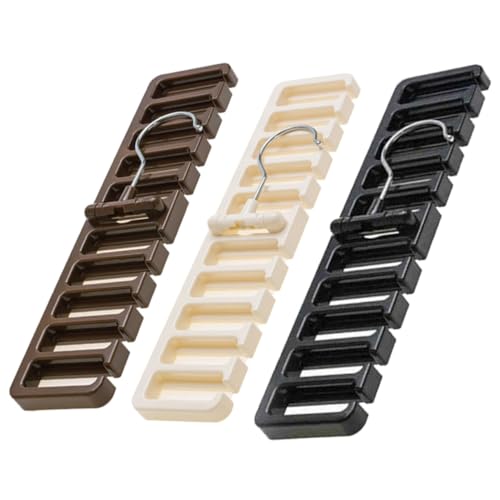 HEALSOPTHY 3 Piezas Organizador de Cinturones y Corbatas Soporte Práctico para Bufandas y Pañuelos Colgador Resistente para Armario y Dormitorio