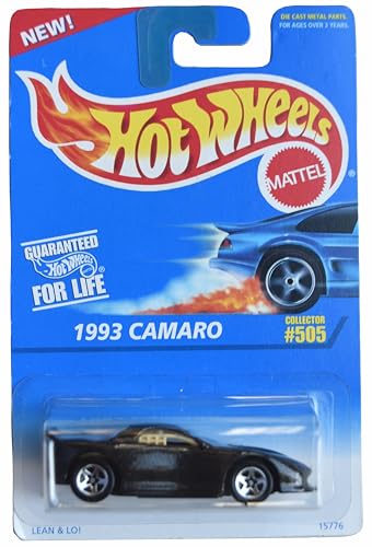 Hot Wheels 1993 Camaro, Black #505 miniatura 1