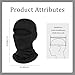 Breathable Balaclava Ski Masks,All-Season Full Coverage Motorcycle Balaclava Face Cover for Protecting Face & Neck,Universal Motorcycles Faces Mask Halloween Car Decor for Men/Women Black