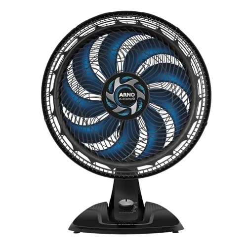 Ventilador de Mesa Arno X-TREME 9 40cm VE90, 160W, 9 Pás, 3 Velocidades, Oscilação 80º, Po... Ventilador de Mesa Arno X-TREME 9 40cm VE90, 160W, 9 Pás, 3 Velocidades, Oscilação 80º, Po...