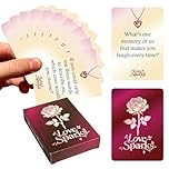 Jeu De Cartes Pour Couples, 50 Cartes Interactives Pour La Relation De Couple, Jeu de de Conversation pour Couples Adultes, Pour les Anniversaires de Mariage, les Voyages, les Voyages sur la Ro