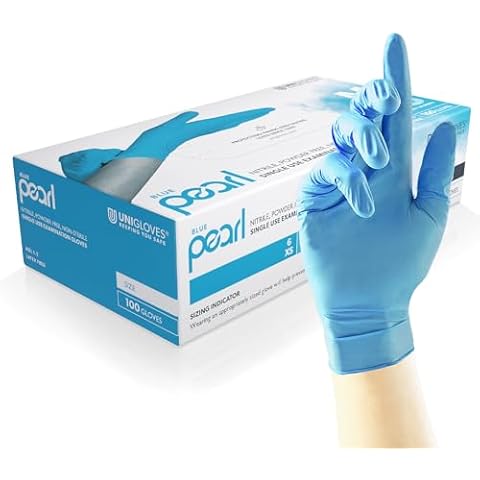 Gants d'examen UNIGLOVES Blu Pearl Cover