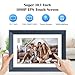 Digital Picture Frame 10.1-inch WiFi-Photo-Frame - 16GB 1920 * 1200 IPS Touch Screen Digital Frame, Slideshow, Auto Rotate, Load Photos Videos from Phone via App or Email, Birthday Gifts for Mom Dad