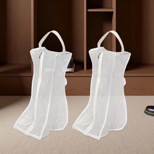 Bolsa de botas altas transparente con cremallera pack de 2 organizadores de viaje PVC 7