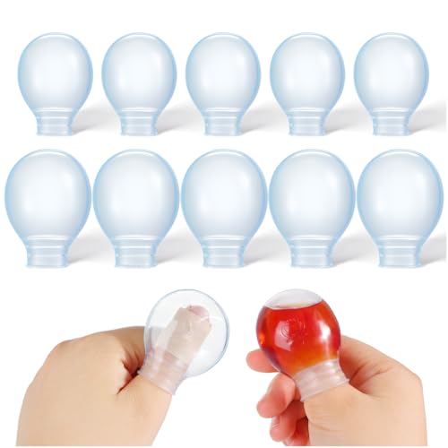 Waterproof Toe Cover Finger Protector, Reusable Silicone Nail Protector for Bathing, Pedicures, Manicures, Nail Care(5 Large 5 Small)