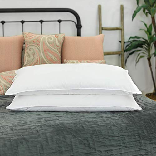 Silk Bedding Direct. Pair of Luxury Mulberry Silk-Filled Pillows. King Size, 36