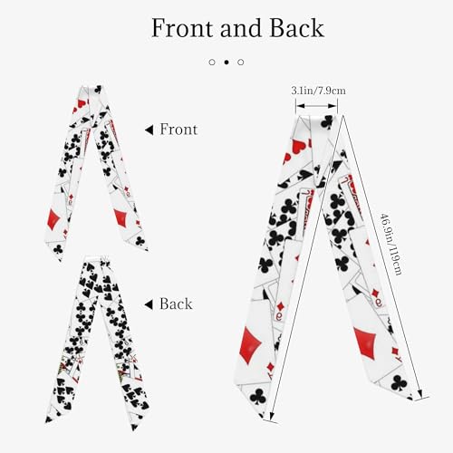 AMRANDOM Hair Bandanas Scarf For Women Lightweight Neck Silk Head Scarves Handbags Scarf2