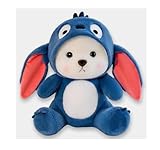 Softdreams Soft Plush Toy for Kids – Cute Stuffed Animal Soft Toy – Soft Cuddly Toy for Baby Boys & Girls, Return Gift & Room Décor - Full Hooded Blue Teddy Bear 30cm