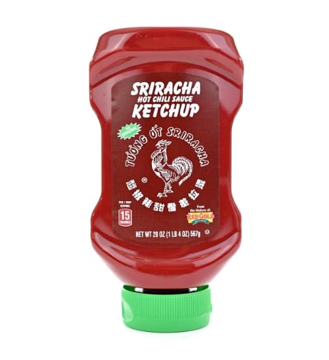 Sriracha Hot Chili Sauce Ketchup NET WT 20 OZ (1lb 4oz)