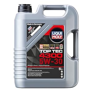LIQUI MOLY Top Tec 4300 5W-30 | 5 L | Synthesetechnologie Motoröl | Art.-Nr.: 3741