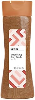 Amazon Brand - Solimo Exfoliating Body Wash, 18 Fluid Ounce