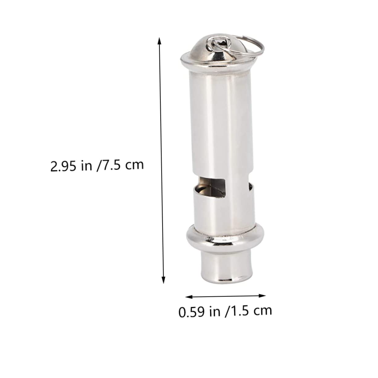 Yardwe Silver Pigeon Tail Whistle Bird Training Whistle for Sports and Outdoor Activities