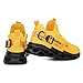 Nihaoya Men Running Sneakers Light Weight,Mens Running Shoes Fashion Yellow/Black 7