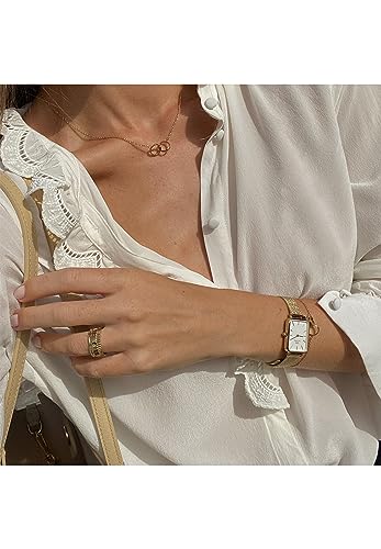 Daniel Wellington Elan Unity Chain Bracelet - 316L Stainless Steel, Interlocking Double Circle Bracelet for Women & Men2