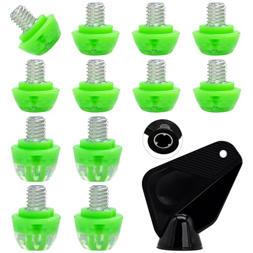 Mengudig 13PCS Soccer Cleat Studs for adidas,M6 Thread (6mm) Detachable