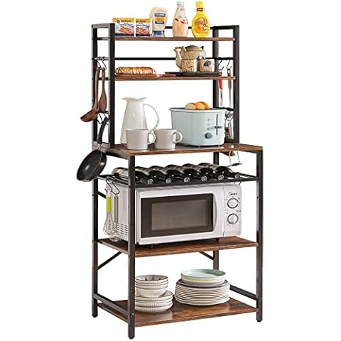YMYNY Kitchen Baker's Rack with Storage Cover