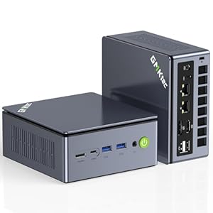 GMKtec Mini PC Gaming AMD Ryzen 7 PRO 6850U 32GB DDR5 1TB PCle SSD Intel I226V Dual NIC LAN 2.5G Computadora de escritorio Oculink, Dual USB4, HDMI 2.1, USB-C M7 Ultra