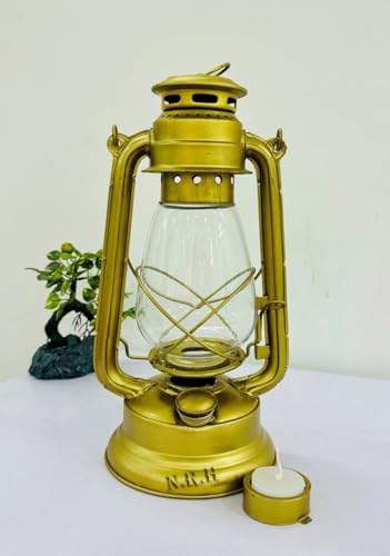 Candle Holders for Pillar Candles Candle Lantern - Farmhouse Metal Candle Holders Pillar - Candle Holder Decor for Fireplace or Table Centerpiece - 11”