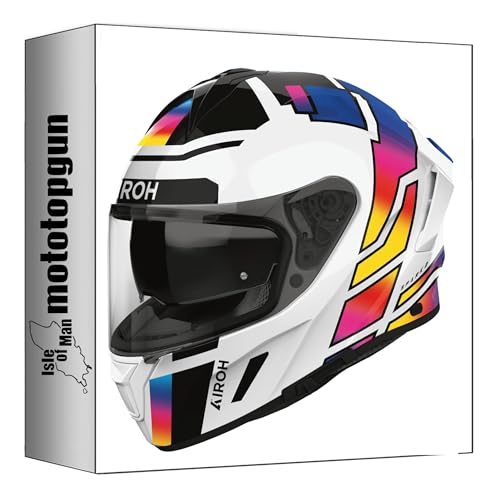 Casque intégral Airoh Spark 2 Lively Arc-en-Ciel taille S pour moto