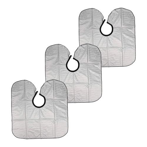 CLISPEED 3 Mantelle Impermeabili per Tintura Chioma da Parrucchiere Mantello Corto Resistente a Decolorazione e Candeggina Grembiule Protettivo per Salone di Bellezza e Uso Professionale