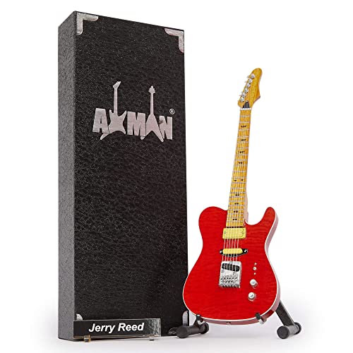 Jerry Reed Réplique de guitare miniature - Les Beatles, Paul McCartney, John Lennon, RIngo Starr, George Harrison Jerry Reed Réplique de guitare miniature