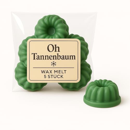 Duftmelt | Oh Tannenbaum - Schöner Tannenduft | 5er Set - Duftwachs |...