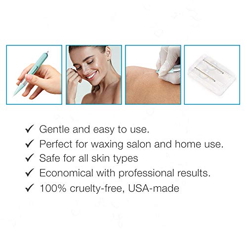 Clean + Easy Non-Laser Electrolysis Replacement Tips for Face & Body, 2-Pack