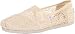 BOBS from Skechers Women's Plush Pearlized Crochet Flat