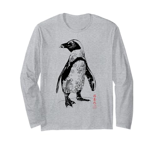 Japanese Penguin Tattoo I Koi Dragon Cherry Blossom Long Sleeve