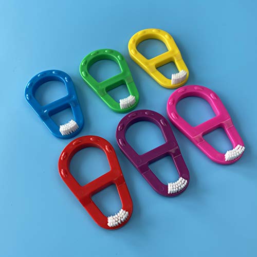 Tess Oral Health Infant Baby Toddler Safety Toothbrushes (Qty: 2-1 Yellow & 1 Green) #TOP6