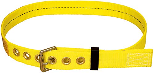 3M DBI-SALA 1000053 Tongue Buckle Belt, No D-Ring Or Hip Pad, Medium, Yellow