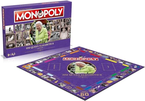 HM Queen Elizabeth II Monopoly Board Game miniatura 4