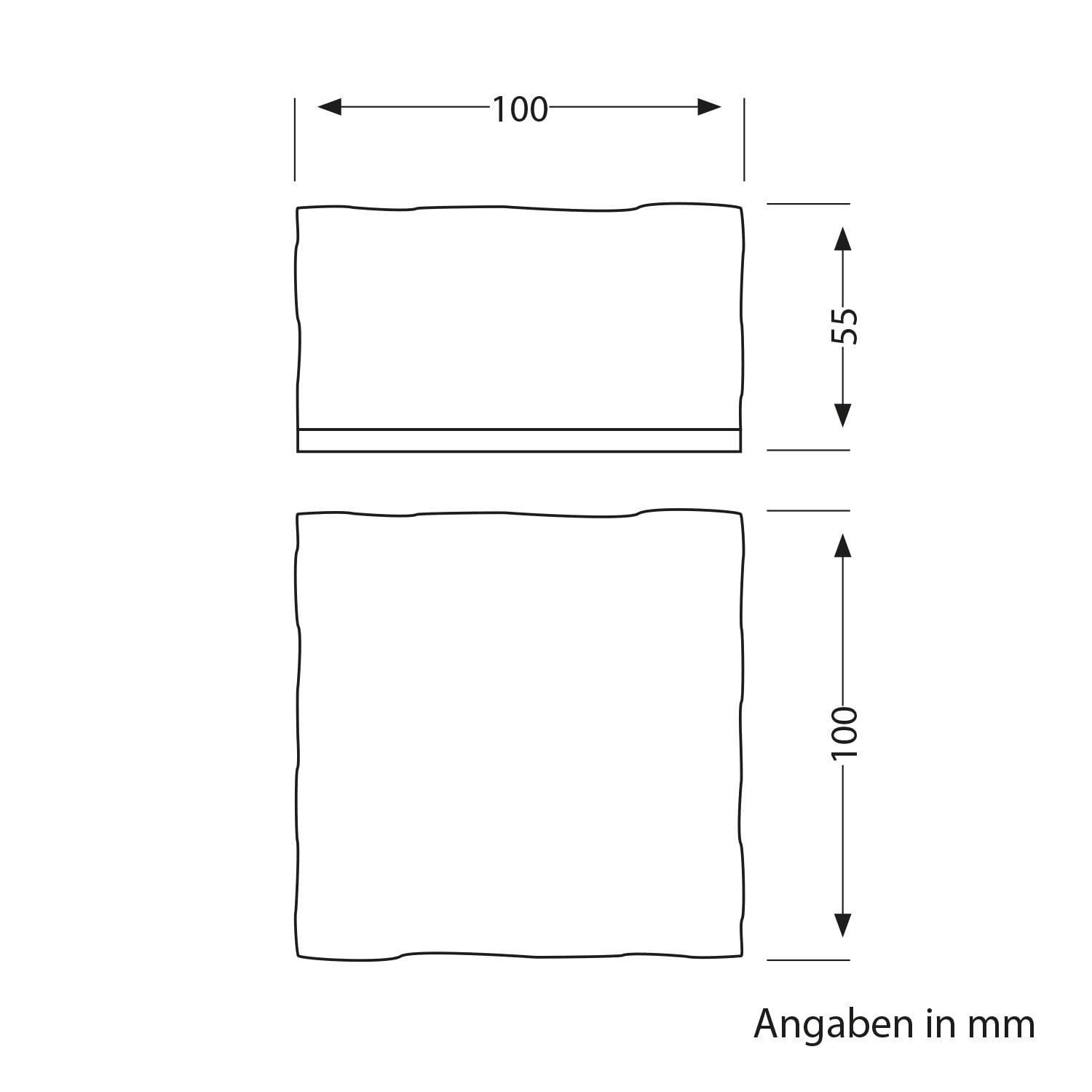 ledscom.de 10x LED Solar-Pflasterstein Bodeneinbauleuchte BROSLO für außen, IP67, Glas, eckig, 10 x 10cm, warmweiß