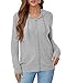 CAENP zip up hoodie Women long sleeve loose sweatshirt 2025 autumn winter fashion women's lightweight fleece zip up jacket workout clothing-Light-gray-S