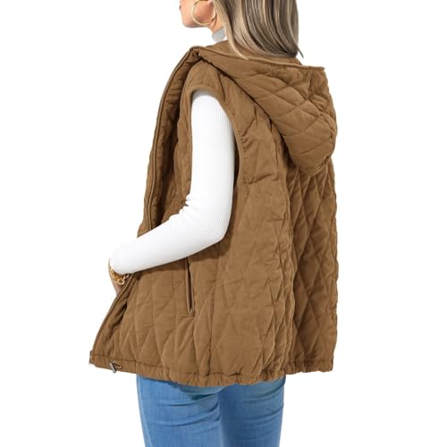 Coupe-vent sans manches femme veste légère à fermeture éclair contre le froid
