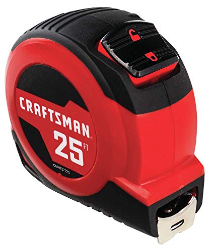 image for CRAFTSMAN Tape Measure, Self-Lock, 25-Foot with Stud Finder, 3/4-Inch 