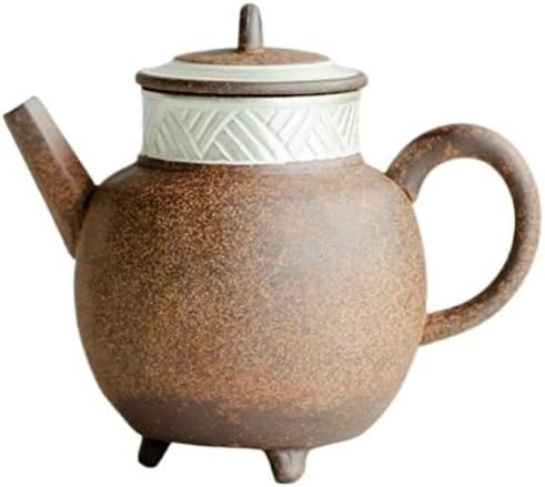 Ceramic Teapot Ceramic Pot Three-legged Teapot Pure Handmade Kung Fu Tea Set Special Tea Brewer With Handle Teapot Tea Pot Ceramic
