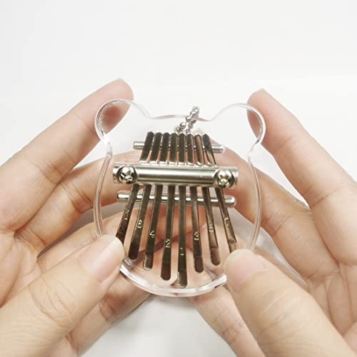 Mini piano à pouce Kalimba 8 touches – Instrument de musique transparent – Cadeau pour débutants, enfants et adultes… - Les Beatles, Paul McCartney, John Lennon, RIngo Starr, George Harrison Mini piano à pouce Kalimba 8 touches - Instrument de musique transparent - Cadeau pour débutants, enfants et adultes… – Image 6