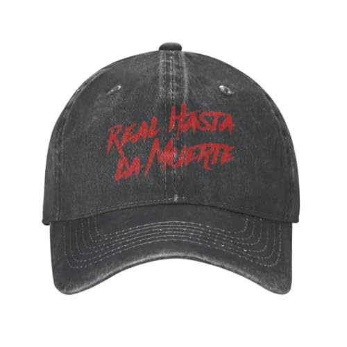 Casquette de baseball classique Real Hasta La Muerte bonnet de golf et course ajustable
