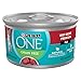 Purina ONE Grain Free Classic Beef Recipe Premium Pate Wet Cat Food - (24) 3 oz. Cans