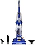 Eureka Powerful Bagless Upright Vacuum Cleaners for Home Pets, Lightweight Household Vacuum Cleaner for Carpet and Hard Floor, PowerSpeed NEU182C with 5 Height Adjustment, Blue