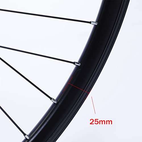Weerock 27.5 Inch Mtb Wheel Set Aluminium Alloy Double Wall Rims For Mountain Bike， Front & Rear Wheelsets With Bearing Hubs For Disc Brake Compatibes With 7/8/9/10 Speeds Freewheel,Threaded #TOP2