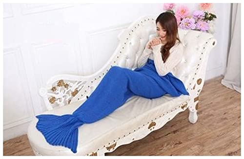 YBVBCXCB Coperta a Coda di Sirena Colorata e appesantita - Coperta Morbida e Accogliente per Dormire in Tutte Le Stagioni