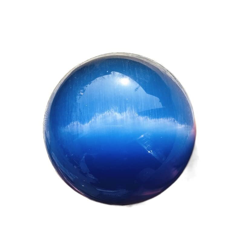 Sfera di Cristallo, Sfera di Terapia di Cristallo di Quarzo Blu Reale Naturale Rara Asiatica da 40 Mm con Supporto