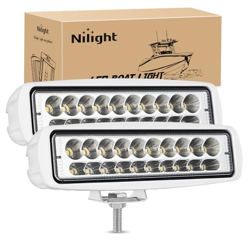 Nilight Marine LED Pods 60W 2 Pack