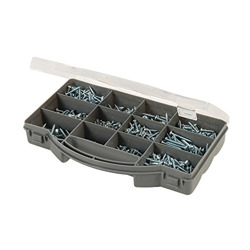 Preisvergleich Produktbild Fixman 420713 Selbstschneidende Flachkopfschrauben, Sortiment 750 Stck, silver