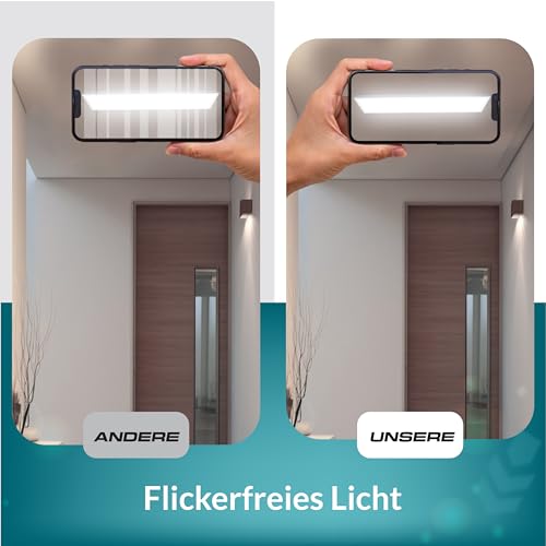 LUXULA LED Deckenleuchte lang 120cm, 36W 3600lm, 4000K Neutralweiß – Ansicht 4