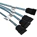 immagine 3YIWENTEC High Speed 6 Gbps 4pcs/set cavo SATA SAS cavo per server 1 m (H0101) 1 m
