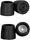 supregear Gummifuß 28mm Für Klappbar Gehgestelle, 4 Stück, Schwarz